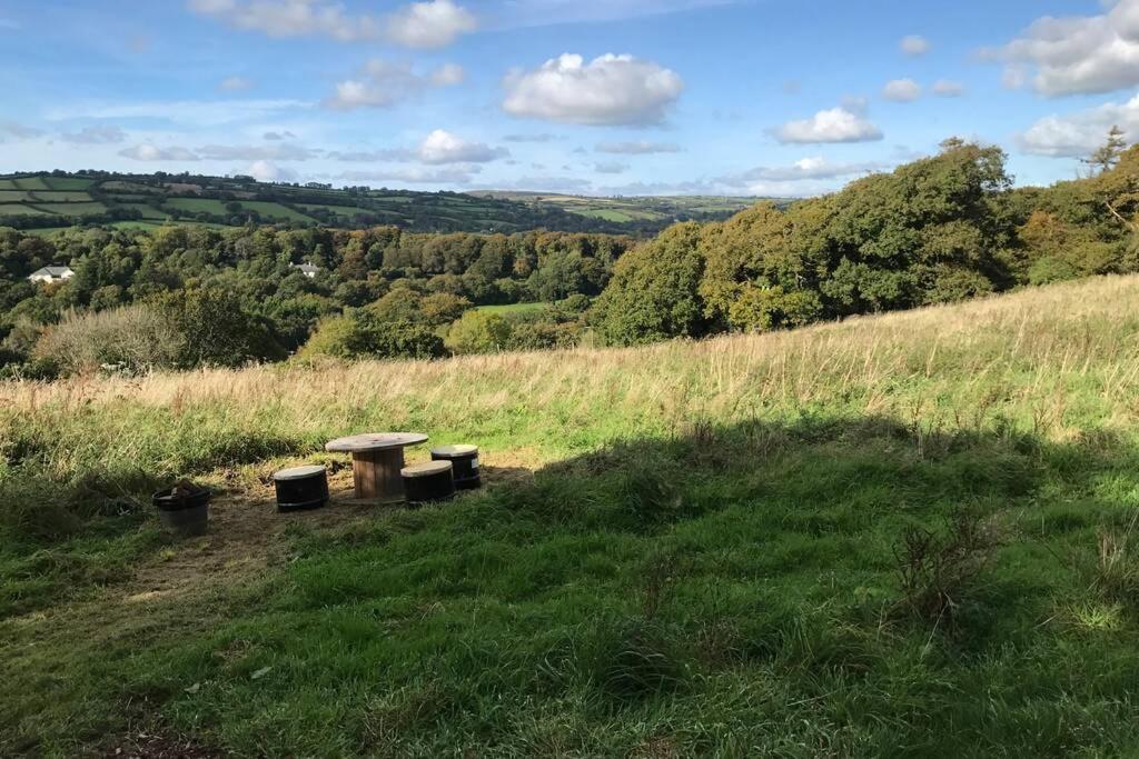 Stags View,Unique Eco Cabin, Dartmoor Views South Brent Екстериор снимка
